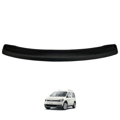 Προστατευτικό Πίσω Προφυλακτήρα Για VW Caddy 2015-2020 Από Abs Πλαστικό Μαύρο