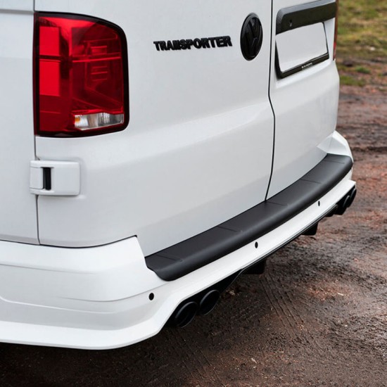 Προστατευτικό Πίσω Προφυλακτήρα Για VW Transporter T5 2003-2015 Από Abs Πλαστικό Μαύρο