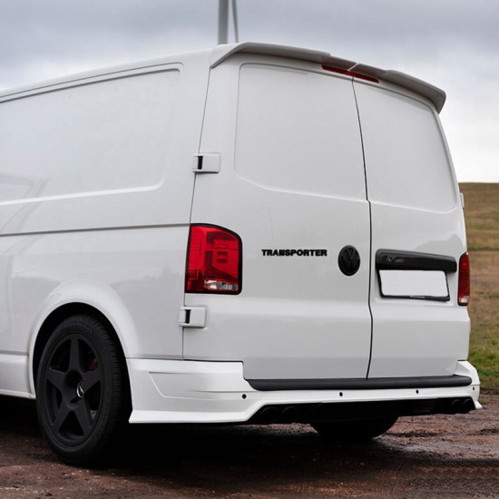Προστατευτικό Πίσω Προφυλακτήρα Για VW Transporter T5 2003-2015 Από Abs Πλαστικό Μαύρο