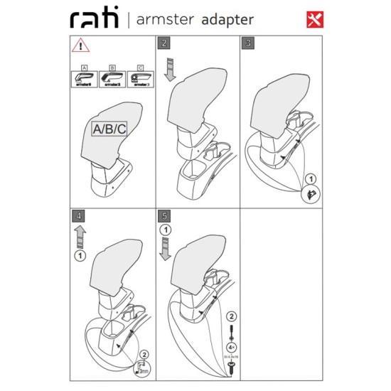 Βάση Τεμπέλη Ειδική Για Chevrolet Cobalt 12-21 Armster Rati 1 Τεμάχιο