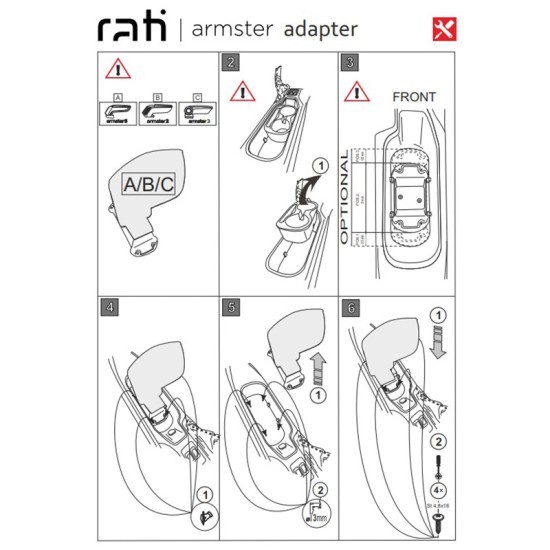Βάση Τεμπέλη Ειδική Για Toyota GT 86 12-21 Armster Rati 1 Τεμάχιο