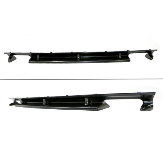 Diffuser Πίσω Προφυλακτήρα Για Bmw 3 E36 90-99 M3 (M3 προφυλακτήρα Μόνο) Με 2 Διπλές Εξατμίσεις Από Abs Πλαστικό 1 Τεμάχιο