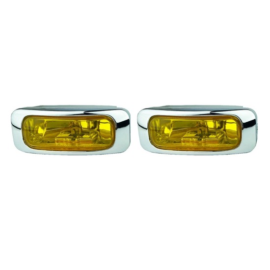 Προβολείς Universal 125x46mm H3 12V 55W LA-1100 16031 Κίτρινο 2 Τεμάχια