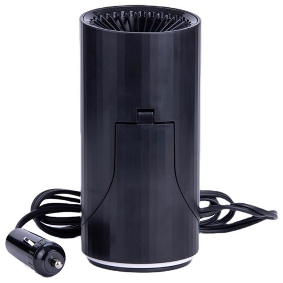 Αερόθερμο Αναπτήρα Αυτοκινήτου Tube 12 Volt 150 Watt Μαύρο Χρώμα
