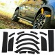 Πλαϊνά Φτερά Τροχών Για Dacia Duster 2018-2021 & Τριμ Πόρτας Σετ 14 Τεμαχίων