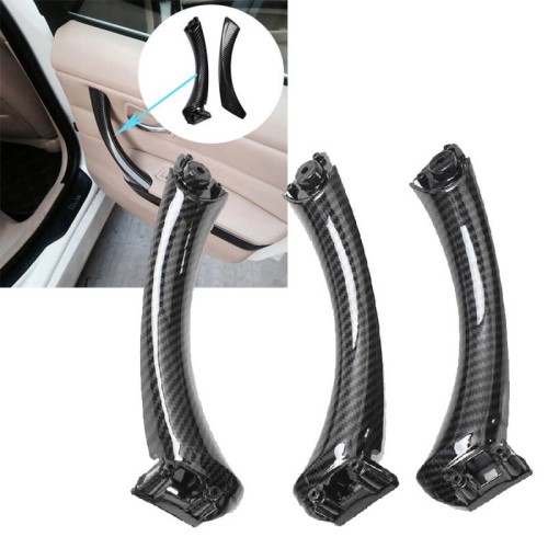 Σετ Εσωτερικών Χειρολαβών Πόρτας Για Bmw 3 E90 05-11 Εμπρός & Πίσω Δεξιά & Αριστερά 6 Τεμάχια  Carbon Look