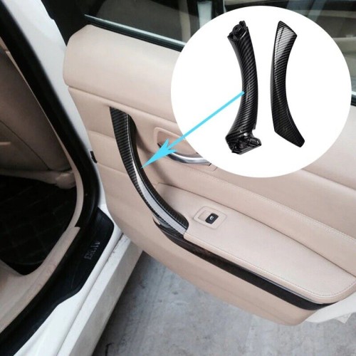 Σετ Εσωτερικών Χειρολαβών Πόρτας Για Bmw 3 E90 05-11 Εμπρός & Πίσω Δεξιά & Αριστερά 6 Τεμάχια  Carbon Look