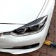 Φρυδάκια Μπροστινών Φαναριών Για Bmw 3 F30 / F31 2011-2019 Βαμμένα Μάυρο Γυαλιστερό Χρώμα 2 Τεμάχια