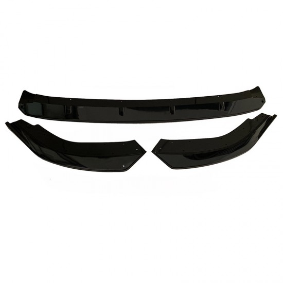 Μπροστινό Spoiler Για VW Golf VIII (8) 21+ Standard Έκδοση Μαύρο Χρώμα Από Abs Πλαστικό 3 Τεμάχια