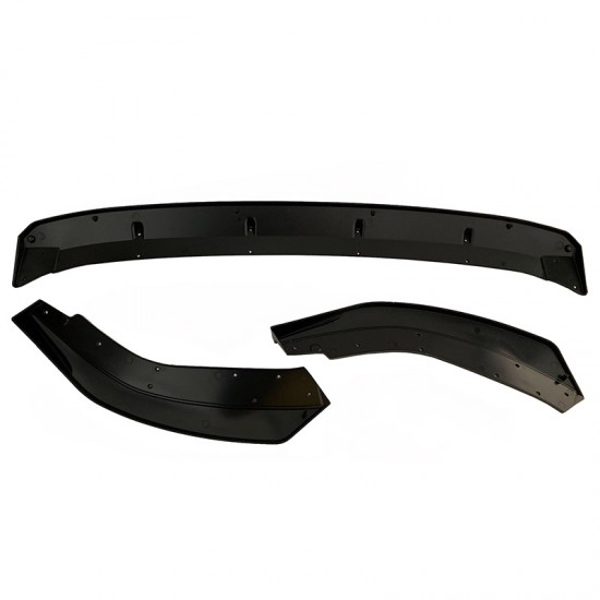 Μπροστινό Spoiler Για VW Golf VIII (8) 21+ Standard Έκδοση Μαύρο Χρώμα Από Abs Πλαστικό 3 Τεμάχια