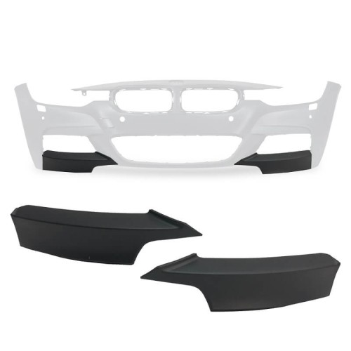 Μπροστινά Spoiler Δεξιά & Αριστερά Για Bmw 3 F30 / F31 2012-2017 M-Tech Από Abs Πλαστικό 2 Τεμάχια