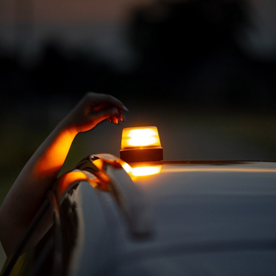 Φάρος Ασφαλείας Αυτοκινήτου Μαγνητικός Osram LEDguardian Road Flare Signal 3.7Volt 2000K 90.6 x 72.6 mm Πορτοκαλί LEDSL104