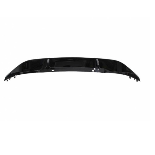 Diffuser Πίσω Προφυλακτήρα Για VW Golf VII (7) 13-17 R-Look Για Απλή & GTI Έκδοση Προφυλακτήρα Με 2 Διπλές Εξάτμισεις Αριστερά & Δεξιά Γυαλιστερό Μαύρο Από Abs Πλαστικό 1 Τεμάχιο