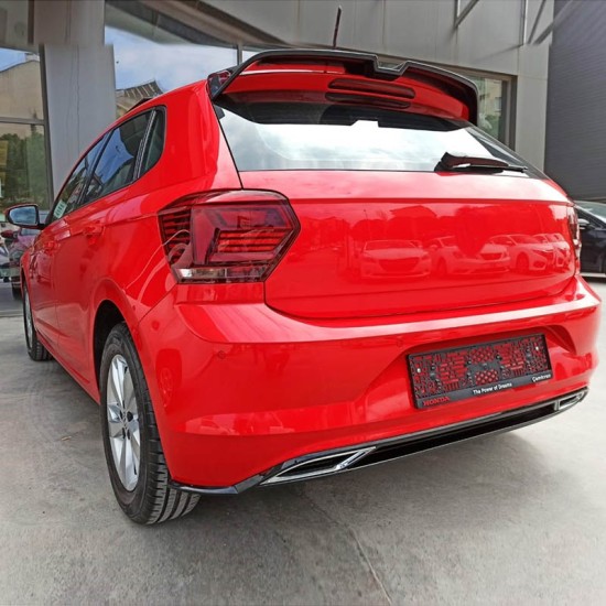Αεροτομή Οροφής Για VW Polo AW 18-21 "Oettinger Look" Μαύρο Γυαλιστερό