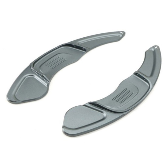 Paddles Shift Αλουμινίου Για VW Golf VII (7) 13-17 / VW Tiguan 17+ Ασημί 2 Τεμάχια
