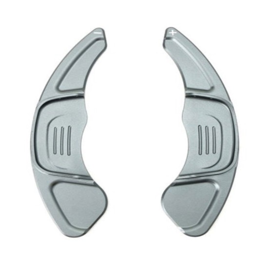 Paddles Shift Αλουμινίου Για VW Golf VII (7) 13-17 / VW Tiguan 17+ Ασημί 2 Τεμάχια