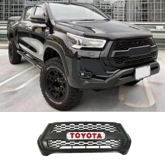 Μάσκα Για Toyota Hilux 21+ 4 Πορτο & 1,5 Cab Μαύρο Χρώμα