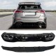 Diffuser Πίσω Προφυλακτήρα Για Mercedes-Benz A-Class W177 19+ Hatchback A45 Amg Look