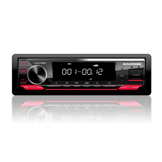 Radio Usb Aux Bluetooth Macrom Μ-DL3100ΒΤ