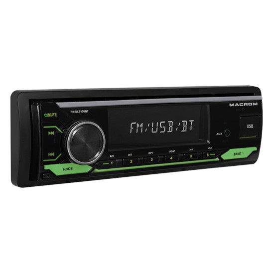 Radio Usb Aux Bluetooth Macrom Μ-DL3100ΒΤ