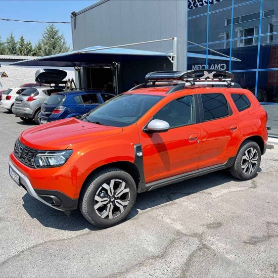 Σχάρα Οροφής Αυτοκινήτου Αλουμινίου Aero "4x4" Μαύρη 140x100cm 28829