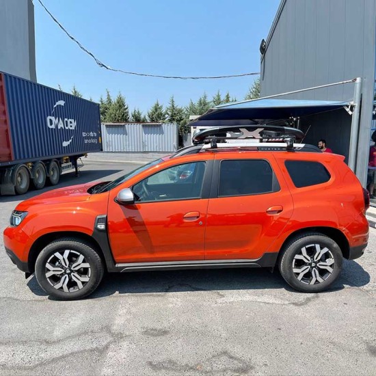 Σχάρα Οροφής Αυτοκινήτου Αλουμινίου Aero "4x4" Μαύρη 140x100cm 28829