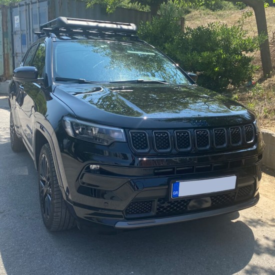 Σχάρα Οροφής Αυτοκινήτου Αλουμινίου Aero Μαύρη 140x100cm 28831