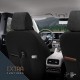Καλύμματα Αυτοκινήτου Otom Voyager Universal Λινό Ύφασμα / Rachel / Δερματίνη Σετ Εμπρός / Πίσω 13 Τεμαχίων Μαύρο Με Κόκκινο VYG-104