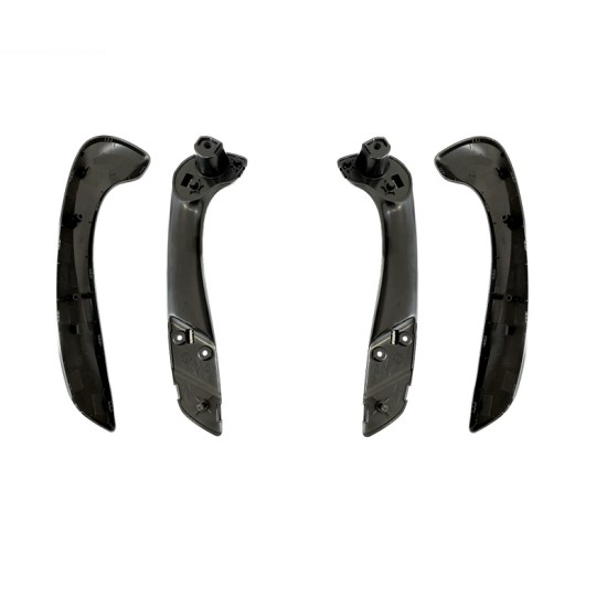 Χειρολαβές Πόρτας Εσωτερικές Για Renault Megane 3 09-17 / Fluence 09-15 Εμπρός Αριστερά & Δεξιά Σετ 4 Τεμαχίων Μαύρο