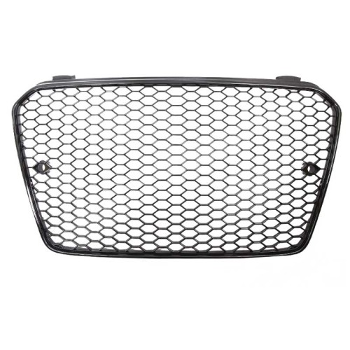 Μάσκα Για Audi A5 11-16 8T/8F RS-Look Κυψελωτή Γυαλιστερό Μαύρο 1 Τεμάχιο