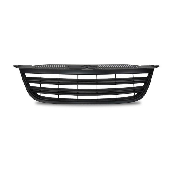 Μάσκα Για Vw Tiguan mk1 07-11 R Look Μαύρη Ματ Με 2 Διπλές Γρίλιες 1 Τεμάχιο