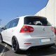 Πισινός Προφυλακτήρας Για VW Golf V (5) 03-08 R32 Look Με Εξατμίσεις Αριστερά Γυαλιστερό Μαύρο Από Abs Πλαστικό