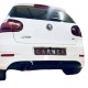 Πισινός Προφυλακτήρας Για VW Golf V (5) 03-08 R32 Look Με Εξατμίσεις Αριστερά Γυαλιστερό Μαύρο Από Abs Πλαστικό