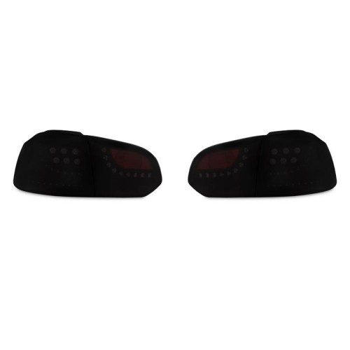 Πισινά Φανάρια Set Για Vw Golf VI (6) 08-12 Led Dynamic Urban Style Μαύρα Winjet