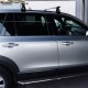 Μπάρες Οροφής Αλουμινίου Αεροδυναμικές CRUZ Airo T-128cm Σετ Με Πόδια Για Volvo XC90 2015+ Χωρίς Railing Ασημί 2 Τεμάχια