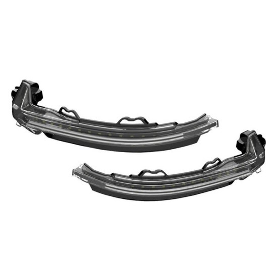 Φλας Καθρέπτη Για Audi A4 B9 15+ / A5 F5 17+  Osram Dynamic Led Canbus Μαύρο 2 Τεμάχια
