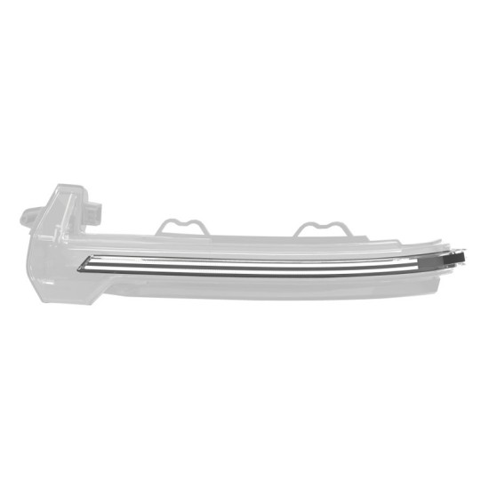 Φλας Καθρέπτη Για Audi A4 B9 15+ / A5 F5 17+  Osram Dynamic Led Canbus Μαύρο 2 Τεμάχια
