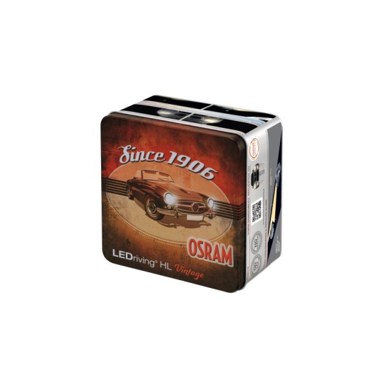 Λάμπες Led H7/H18 Osram 12Volt 18Watt LEDriving HL Vintage 2700k Κίτρινο Χρώμα 64210DWVNT-2MB 2 Τεμάχια