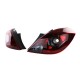 Πισινά Φανάρια Set Για Opel Corsa D 3D 06-14 OPC Look Κόκκινο/Φιμέ TYC