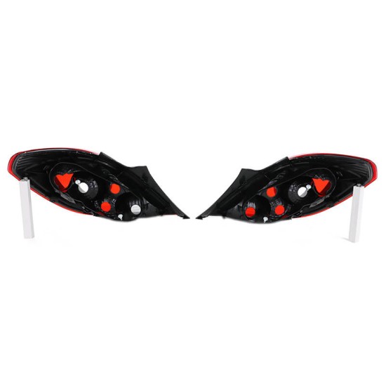 Πισινά Φανάρια Set Για Opel Corsa D 3D 06-14 OPC Look Κόκκινο/Φιμέ TYC