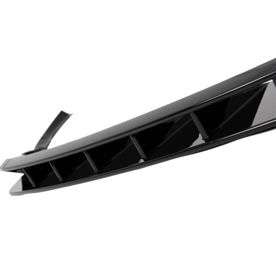 Μπροστινό Spoiler Για Audi Q8 S-Line (2018-2023) Γυαλιστερό Μαύρο 4 Τεμάχια
