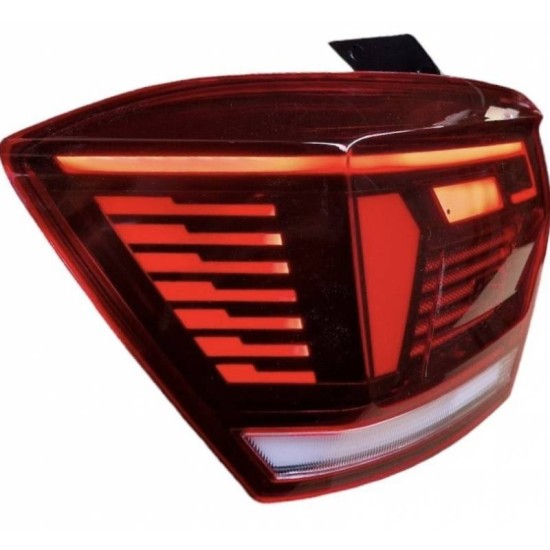 Πισινά Φανάρια Set Για Vw Polo AW 2018+ Led R-Line Look Red/Crystal