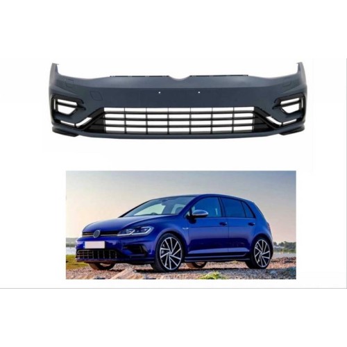 Μπροστινός Προφυλακτήρας Για VW Golf VII (7.5) 17-20 Facelift R-Look Με Μάσκα