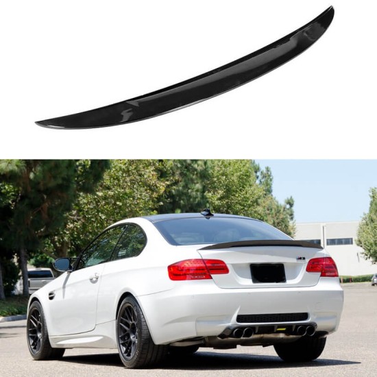 Αεροτομή Πορτ Παγκάζ Για Bmw 3 E92 05-11 M-Performance Look Από Abs Πλαστικό Μάυρη Γυαλιστερή