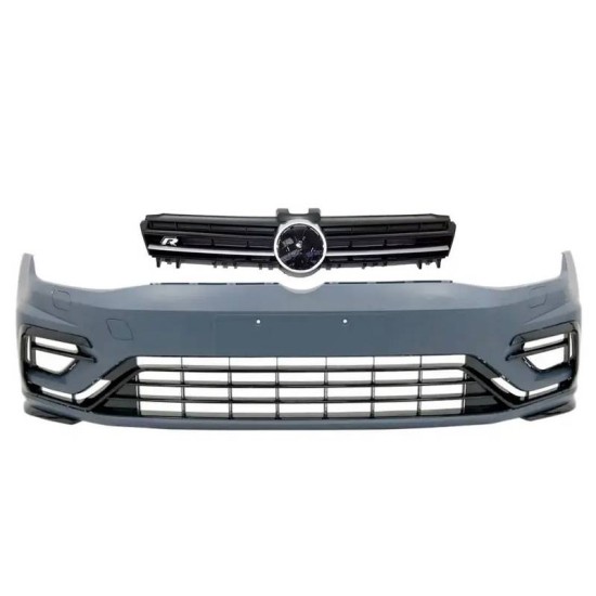 Μπροστινός Προφυλακτήρας Για VW Golf VII (7) 13-17 Upgrade Σε R 7.5 Look 17-19  Με Μάσκα