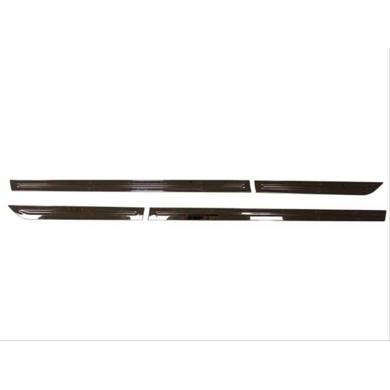 Τριμ Πόρτας Σετ Για VW Golf VII (7) 2013-2020 4 Doors Αυτοκόλλητα Μαύρο Γυαλιστερό 4 Τεμάχια