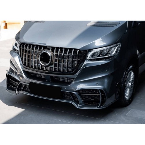 Μπροστινός Προφυλακτήρας Για Mercedes-Benz Sprinter W907 2017-2023 Amg GT Look Με Μάσκα Panamericanal & Canards