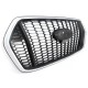 Μάσκα Για Ford Transit 2020-2022 RS Look Honeycomb Μαύρη Με Χρώμιο 1 Τεμάχιο