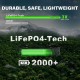 Εκκινητής Μπαταριών Αυτοκινήτου, Powerbank, Φακός Led 3 Σε1 Lokithor J1350 Pro LifePO4 12 Volt 1350A