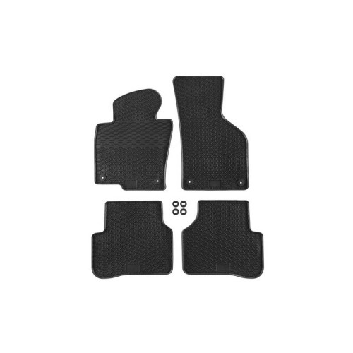 Λαστιχένια Πατάκια Geyer & Hosaja Για VW Passat B6 2005-2010, Passat B7 2010-2014, Passat Cc 2008-2011, 4 Τεμάχια, Μαύρο 807/4C